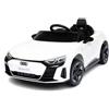 Audi Macchina Elettrica per Bambini 12V con Licenza Audi RS E-Tron GT Bianca