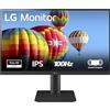 LG 24MS550 Monitor 24 Full HD LED IPS, 1920x1080, 100Hz, Audio Stereo 4W, 2x HDMI 1.4 (HDCP 1.4), AUX, Schermo Antiriflesso, Altezza Regolabile, Flicker Safe, Nero