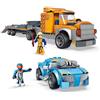 Mattel Hot Wheels Mattel Set di costruzioni Mega Construx Hot Wheels Camion Trasportatore con veicolo Twinduction