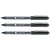 Uni-Ball 3 x penne roller Uni-Ball Eye a punta fine UB150 0,5 mm, punta da 0,3 mm, colore: nero