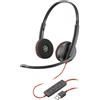 Plantronics POLY Cuffie Blackwire C3220 UC con connettore USB-A