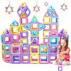 COOLJOYA Costruzioni Magnetiche per Bambini, Magneti Bambini Giochi Montessori 3 4 5 6 7 8 Anni, 40 Pezzi Blocchi Magnetici Giocattoli da Costruzione Magnetici, STEM Educativi Regalo (2024)