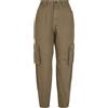 Urban Classics Ladies Ballon Fit Cargo Twill Pants Pantaloni Eleganti da Uomo, Khaki, XL Donna