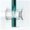 Raumhero Distanziatori in acciaio inox (set completo da 4 pezzi) - Distanziatori 15 mm - Spessore piastra 2 - 12 mm - Supporto in plexiglass (100% Made in Germany) per cartelli di fissaggio