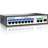 Goalake Switch Poe 11 porte, Switch Ethernet Gestito nel cloud, Switch PoE+ 8 porte a 120 W, 802.3af/at, App facile da gestire, Rilevamento cloud, Vlan, Riavvio cloud, Cloud Ultra Remote Fino a 250 m