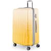 SUITLINE - Valigia grande rigida leggera bagaglio check-in espandibile, 76 cm, 110 litri, Design sfumato Safari Sunrise