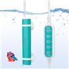 hygger Riscaldamento per Acquario, 15W Riscaldatore Sommergibile Riscaldatore, Termostato Regolabile, Termoriscaldatore Acquario, Riscaldatore per Tartarughe per Acquari di Piccole Dimensioni