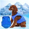 YumSur Gilet refrigerante per cani, giacca rinfrescante per cani, gilet rinfrescante per animali domestici, giacca fresca per cani, leggera e resistente al sole, con nastro magico, per caccia, addestramento