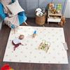 Bubba Bear Tappetino da gioco in schiuma per bambini, tappetino da gioco pieghevole opaco per bambini e neonati, grande tappetino imbottito impermeabile per strisciare e giocare, pieghevole, facile da