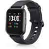 MU LIN Mulin Smartwatch Smart Watch Sports Pedometer Sleep Monitor Heart Rate Monitor Waterproof Watch compatible with iPhones and Android Devices 1.4 Inch Connected Strap