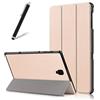 Artfeel Cover per Samsung Galaxy Tab A 10.5 (2018) T590/T595,Sottile Leggero Pelle Smart Supporto Custodia con Auto Sveglia/Sonno,Slim Flip Folio Magnetico Tablet Caso,d'oro