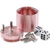 BestSaller BESTSALLER3006 Aluminum Super Six Dice Game, Oro Rosa