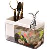 Generisch Piccolo acquario, acquario Betta | piccolo acquario trasparente | acquario, piccolo acquario, piccolo acquario Betta, piscina da scrivania per gamberetti, pesci rossi