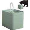 Generic Fontana d'acqua per animali domestici, fontana per gatti senza fili, ultra silenziosa, 1,5 l, erogatore di acqua per animali domestici, fontanella per gatti per uccelli e cani