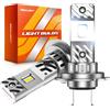 SEALIGHT H7 LED Lampadine aggiornate, design mini 1:1 6500K luce bianca fredda, 36000LM ultra luminoso, 60000+ ore di vita, nessun adattatore richiesto, confezione da 2
