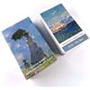 NUSHAO Monet impressionismo arte Tarocchi|Tarocchi carte collezionisti e appassionati di cartolina del gioco preannuncia la fortuna, dimensione della carta 12* 7cm