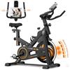 Decorcn Cyclette Professionale, Cyclette da Casa a Resistenza Magnetica con Volano da 15 kg, Schermo LCD, Sensore di Pulsazioni e Supporto per Cellulare per il Fitness e l'Esercizio a Casa