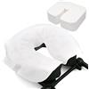 rngwaper 300pcs Imbottitura Monouso per Il poggiatesta del Lettino da Massaggio, Asciugamani Monouso con Fenditura Nasale per Lettini da Massaggio - 36 x 27cm