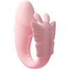 AMAZBEE Giocattolo per adulti per le donne indossabili giocattolo del sesso App Wireless telecomando indossabile Consoladores Farfalla Vibratore Massaggiare il g-Spot (Pink)