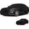 Kistrba Telo copriauto per interni compatibile con Porsche Panamera 2010 - 2024, elastico in raso morbido, traspirante, protezione dalla polvere, copertura per auto