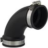 AQUAFORTE Fitting, Tubo Flessibile, 63 mm, Colore: Nero, 19 x 10 x 7 cm, FC172