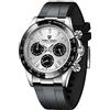 RollsTimi Pagani Design 1644 Orologi cronografo classico da uomo Giappone VK63 Movimento Panda Quadrante Lunetta in ceramica Acciaio inossidabile Uomini Moda Sport Orologio al quarzo impermeabile