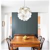 Lampadesign Lampadario Soggiorno Cucina Bagno Ingresso Moderno Led - Lampada a Sospensione Soffitto Sfera Fiocco Pendente Design vintage lampadina E27