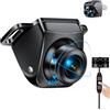 Airpuxem Retrocamera Auto【3 Metodi di Montaggio】360° Rotante Telecamera Retromarcia Auto Supporta AHD 1080P/720P/NTSC/PAL Modi Telecamera Frontale/Posteriore Auto Notturna Universale DC 12V-24V per SUV Camper