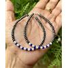 Evil Eye 2 Pezzi Bracciale Protezione Malocchio Argento 925 7" Amuleto Nazariya Unisex...