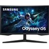 Samsung Odyssey G5 G55C Monitor PC 68,6 cm (27) 2560 x 1440 Pixel Wide Quad HD LED Nero [LS27CG554EUXEN]