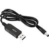 PATIKIL 6W 1A USB Step Up Tensione Convertitore, DC 5V a DC 9V Alimentazione Fornitura Adattatore Jack 5.5x2.5mm Cavo per Router LED Lampada Altoparlanti