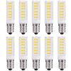 WULUN 10er Pack 7W E14 LED lampadina, lampadina E14 standard, 7W650LM, bianco caldo 3000K, 360 ° lampada frigorifero ad angolo di fascio/macchina da cucire lampada/lampada da parete Lampadario