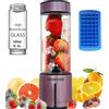 ROSEVIEW mini Frullatore portatile smoothie maker bottiglia con bicchiere juice usb frullatori portatili miglior ricaricabile mixer elettrico blender migliore piccolo (Viola)