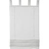 GARDINIA Tenda romana, Tessuto voile trasparente, Anelli, Bianco, 100 x 140 cm