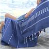 Aysesa - Telo mare turco a prova di sabbia con tasca nascosta con cerniera 100% cotone coperta oversize senza sabbia XXL 38 x 75 XL per adulti regalo uomo donna Made in Turchia