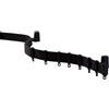 GARDINIA Set di binari per tende Flexline, binario per tende, 350 cm, plastica, nero
