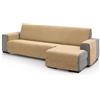 ECOMMERC3 | Copridivano con chaise longue, per bracciolo destro, dimensioni schienale 280 cm, colore: oro, morbido, 100% Made in Spain