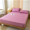 Odot Trapuntati Lenzuola Coprimaterasso con Angoli, Impermeabile Extra Profondo Morbido Elastica Proteggi Coprimaterasso per Letto Singolo Matrimoniale King Size (Rosso Purpureo,160x200+28cm)