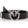 Pinko Love Berry H3 Belt Vitello Seta, Cintura Donna, O81q_cipria-antique Gold, XS