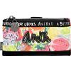 Anekke Portafoglio da donna Portafoglio grande da donna Portafoglio in ecopelle con chiusura a zip e linguetta Collezione Fun & Music Accessori e accessori da donna 18 x 10 x 3 cm, colori