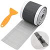mongtsamz Acchiappacapelli Raccogli Protezione per Scarico - 7CMx5M Facile da Usare, Pollici Filtro Rettangolare Lavello Adesivo Bagno Scarico A Pavimento Hair Catcher Cover per Doccia Vasca da Bagno, 1 Set