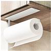 KAXIMON Porta asciugamani da cucina sotto l'armadietto, porta rotolo di carta igienica da parete autoadesivo, appendiabiti per bagno, frigorifero, lavandino