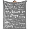 Litinliv Coperta Divano 150 x 130 cm, Flanella Coperta Termica, Coperta Letto Singolo Calore Morbida, Coperta Pile, Idee Regalo Donna Compleanno, per Mamma Papà Nonna Nonno Amica (Grigio)