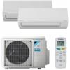 Daikin CLIMATIZZATORE CALDO FREDDO DAIKIN PRO ERA DUALSPLIT E UNITÀ ESTERNA (2AMXF50A) 9000 + 12000 BTU