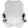 laiteaolin Doppia Bolla Parabrezza Moto Parabrezza Parabrezza Universale per Benelli per Leoncino 250 500 BN125 BN300 BN302 BN302S 502C Moto Cupolino Parabrezza (Colore : Transparent)