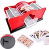 Pipihome Mescolatore Carte da Gioco, Mischia Carte Manuale, Miscelatore di Carte, 2 Mazzi, Manovella, Miscelatore Manuale per Carte da Gioco Fino a 91 mm