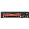 PNI Switch POE SWPOE82 PNI, 8 porte POE da 100 Mbps e 2 porte UP Link da 100 Mbps, 120 W, funzione AI Extend fino a 250 m, protezione contro i fulmini da 4 kV