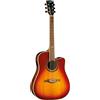 EKO GUITARS - ONE D150CE VINTAGE BURST Chitarra Acustica Elettrificata CE serie ONE, Amplificata con Sistema Fishman Presys II, Fasce Fondo in Mogano, Finitura Gloss, Scala 650mm, Colore Sunburst