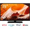 Nokia Nokia HNE39GV210 TV 99,1 cm (39) HD Smart TV Wi-Fi Nero 300 cd/m² cod. HNE39GV210 HNE39GV210-RBX