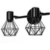 Aigostar Applique da parete Dimen Nero 2 x E14 Aigostar